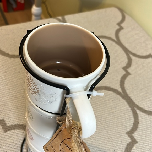 4 pack Evil eye stackable mugs Set - Picture 4 of 11